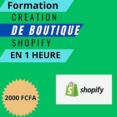 Création de boutique shopify