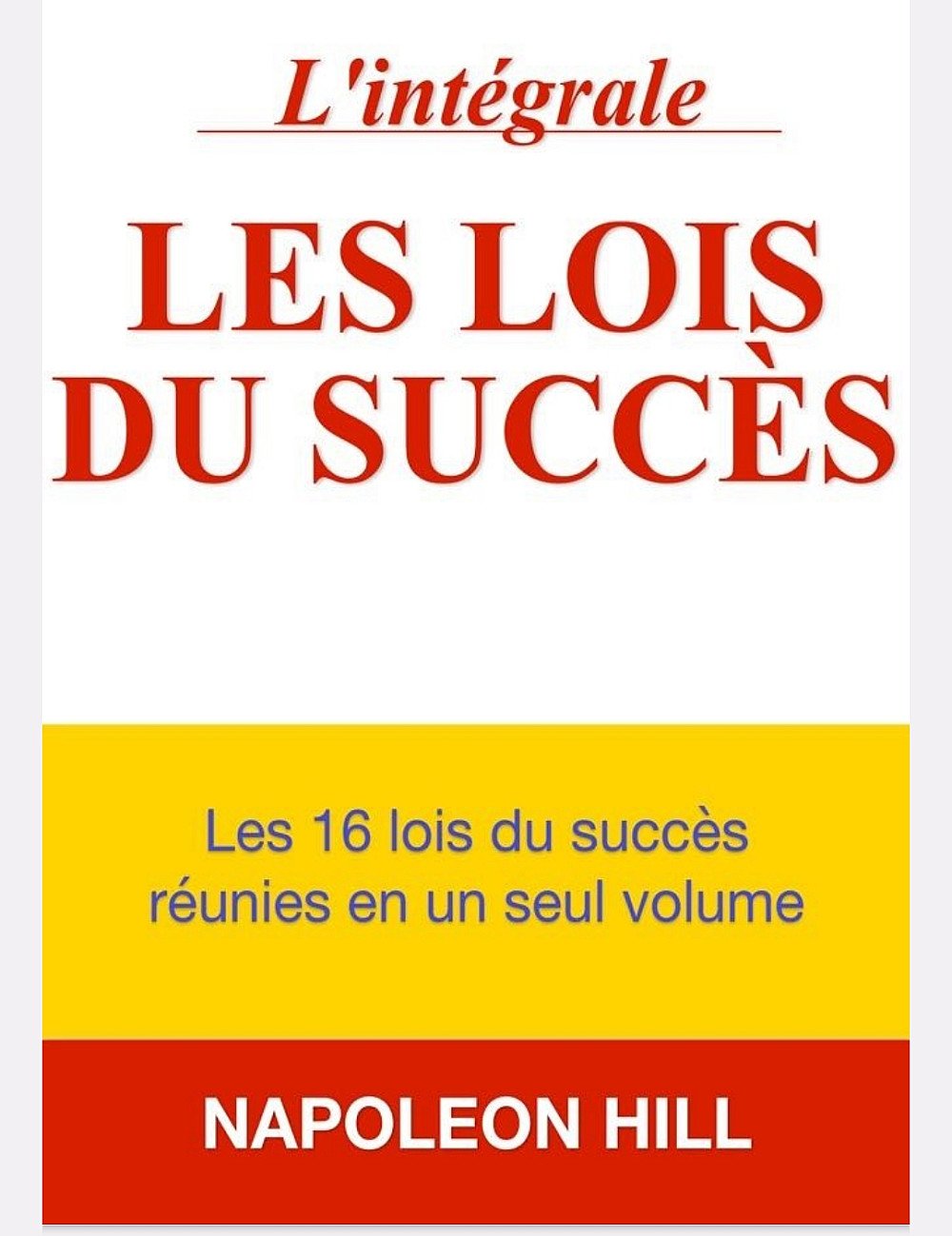 Les lois du succès 