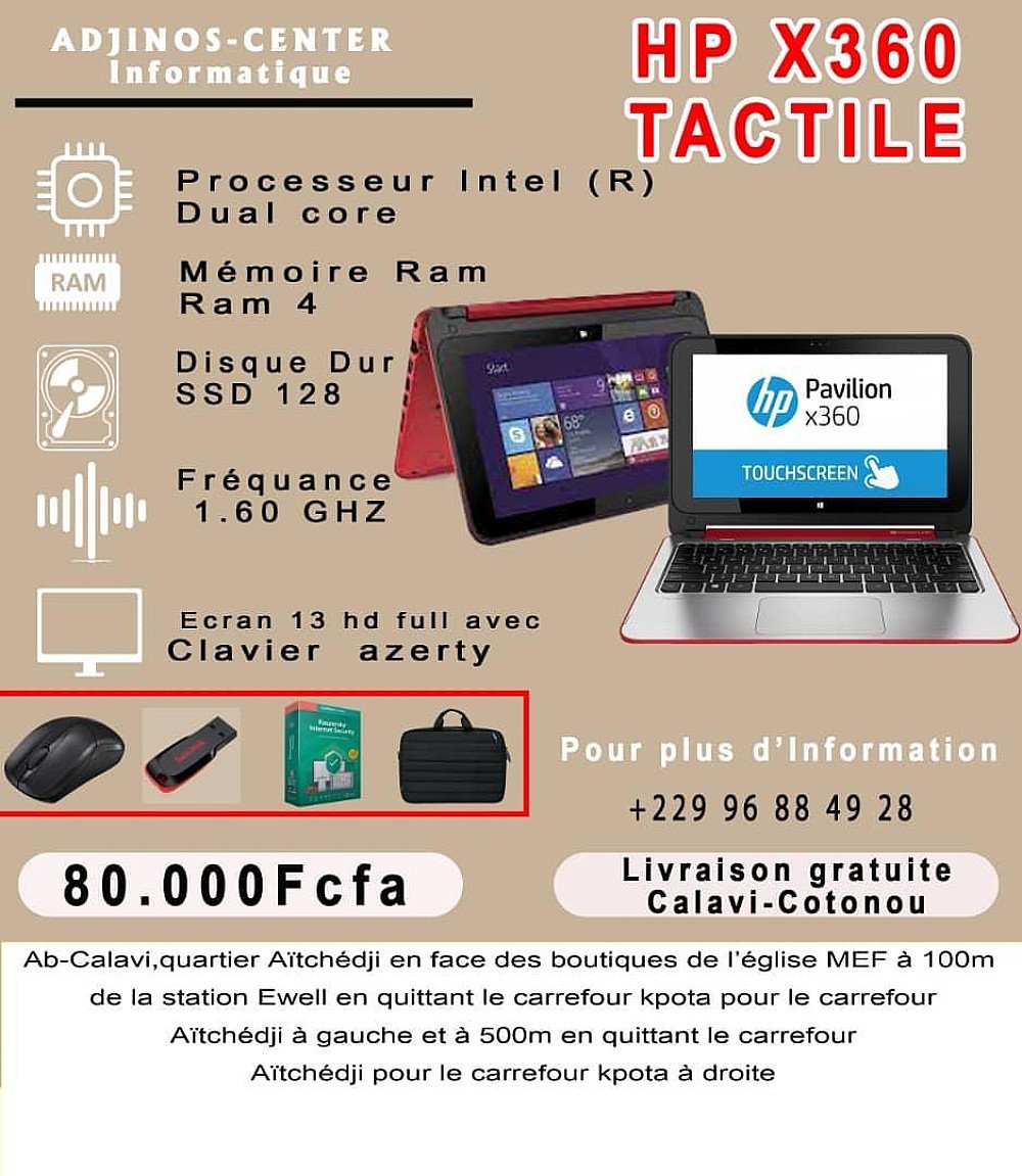 hp X360 TACTILE