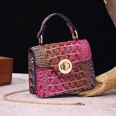 Mini sac crocodile 