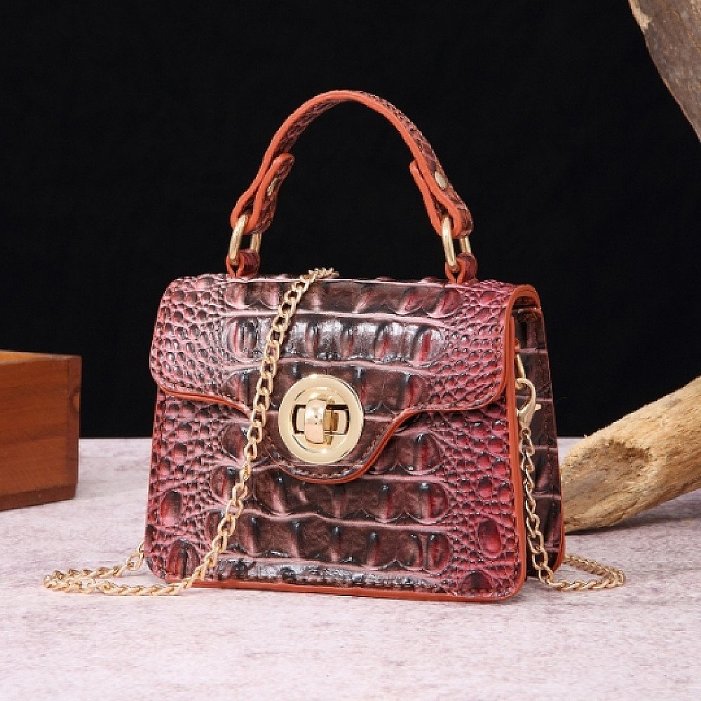 Mini sac crocodile 