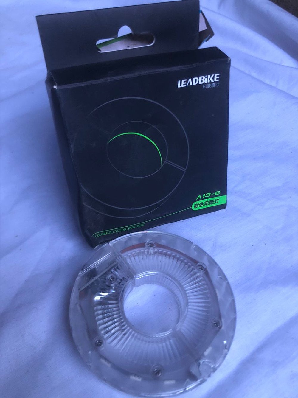 lampe moyau vélo