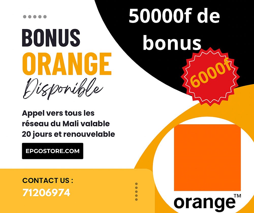 Bonus orange 