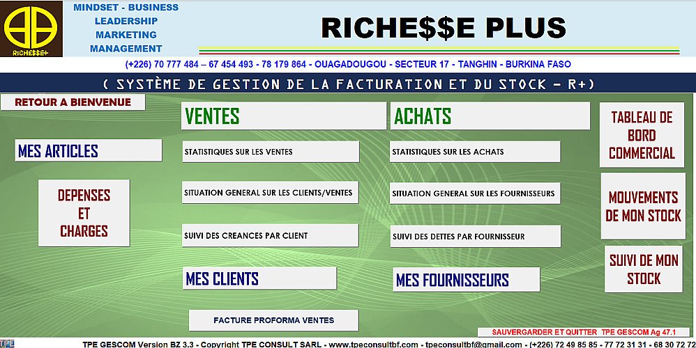 TPE GESCOM Gestion commerciale