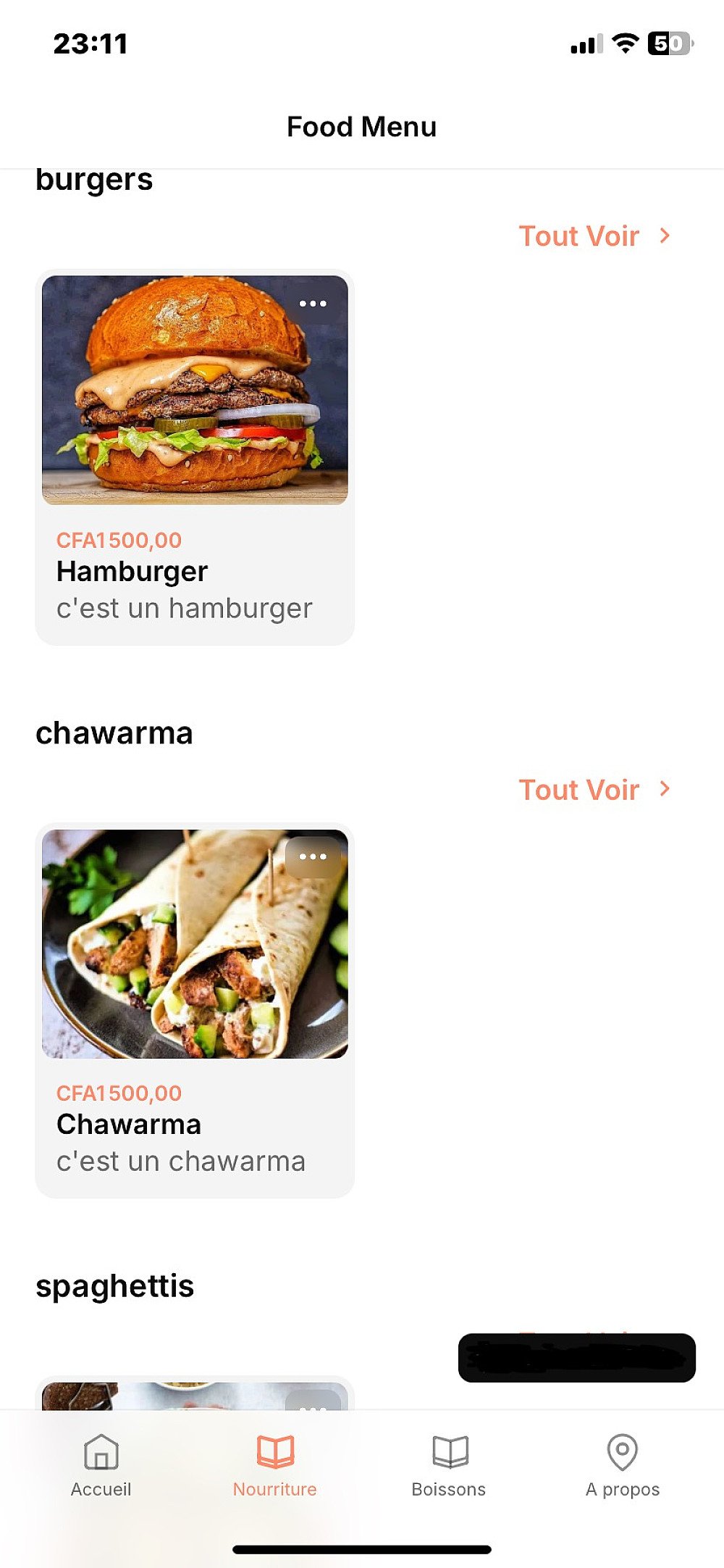 MENU DIGITAL RESTAU/PATISSERIE
