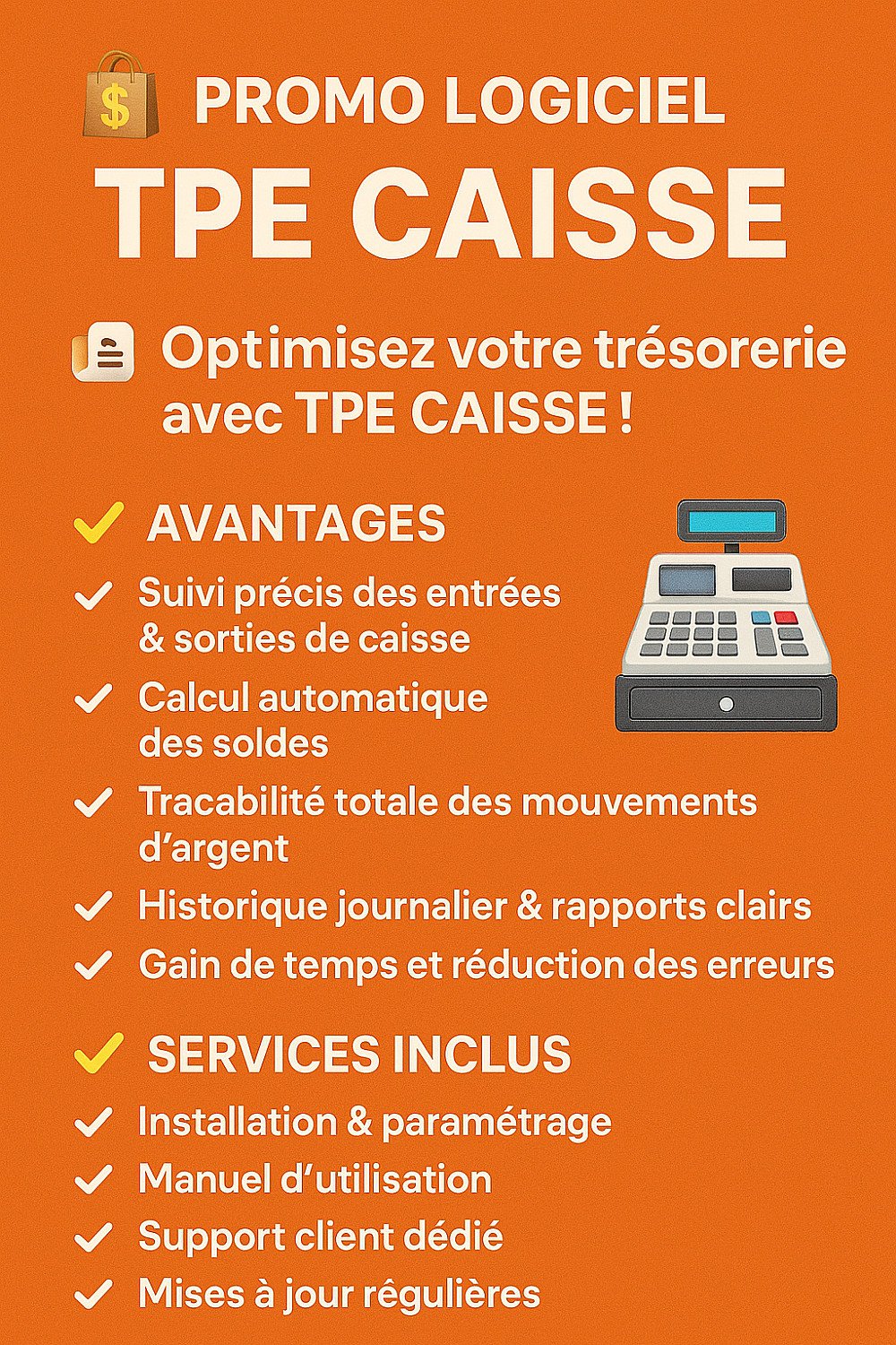 TPE TRESORERIE  Gestion caisse