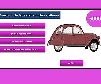 GESTION LOCATION VOITURE
